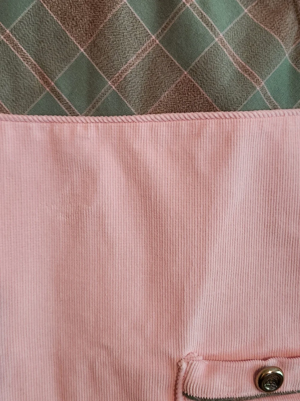 The Beaufort Bonnet Company Jill Jumper Pink and Green Sleeveless A-Line Dress